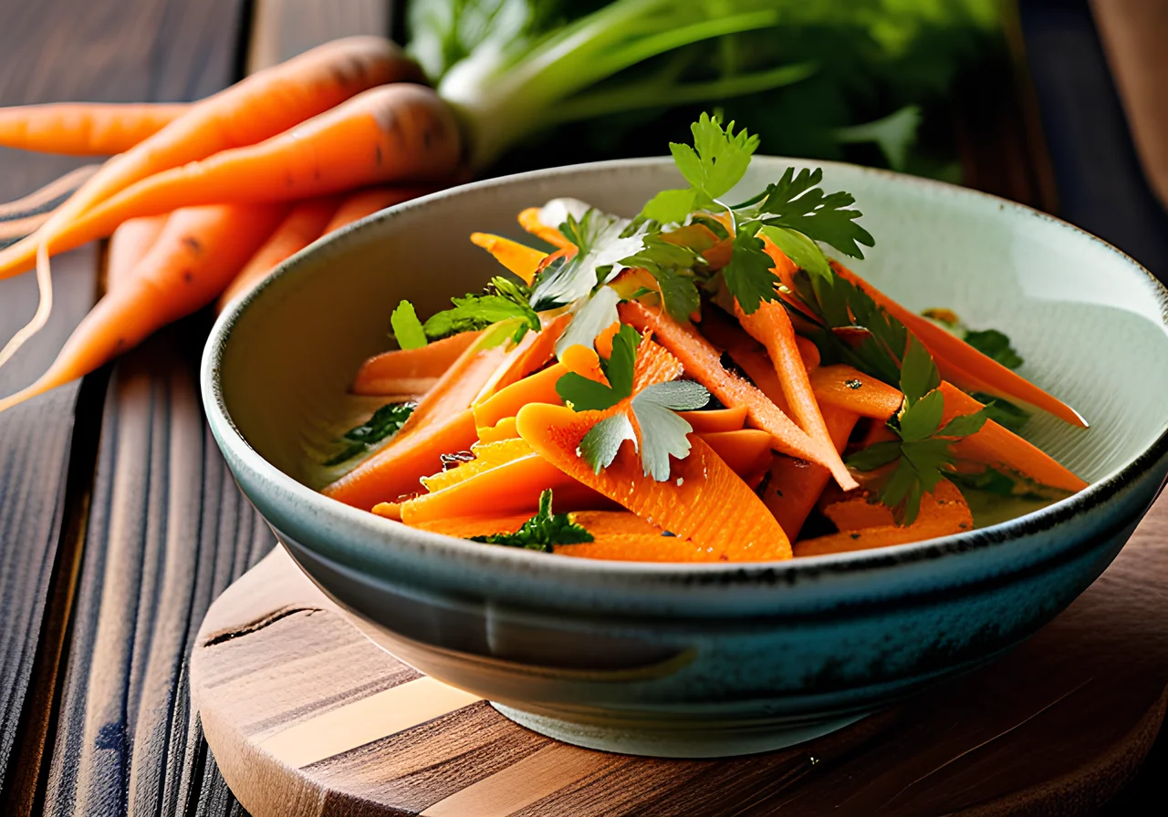 Carrot Coconut Vegetable Thai Style