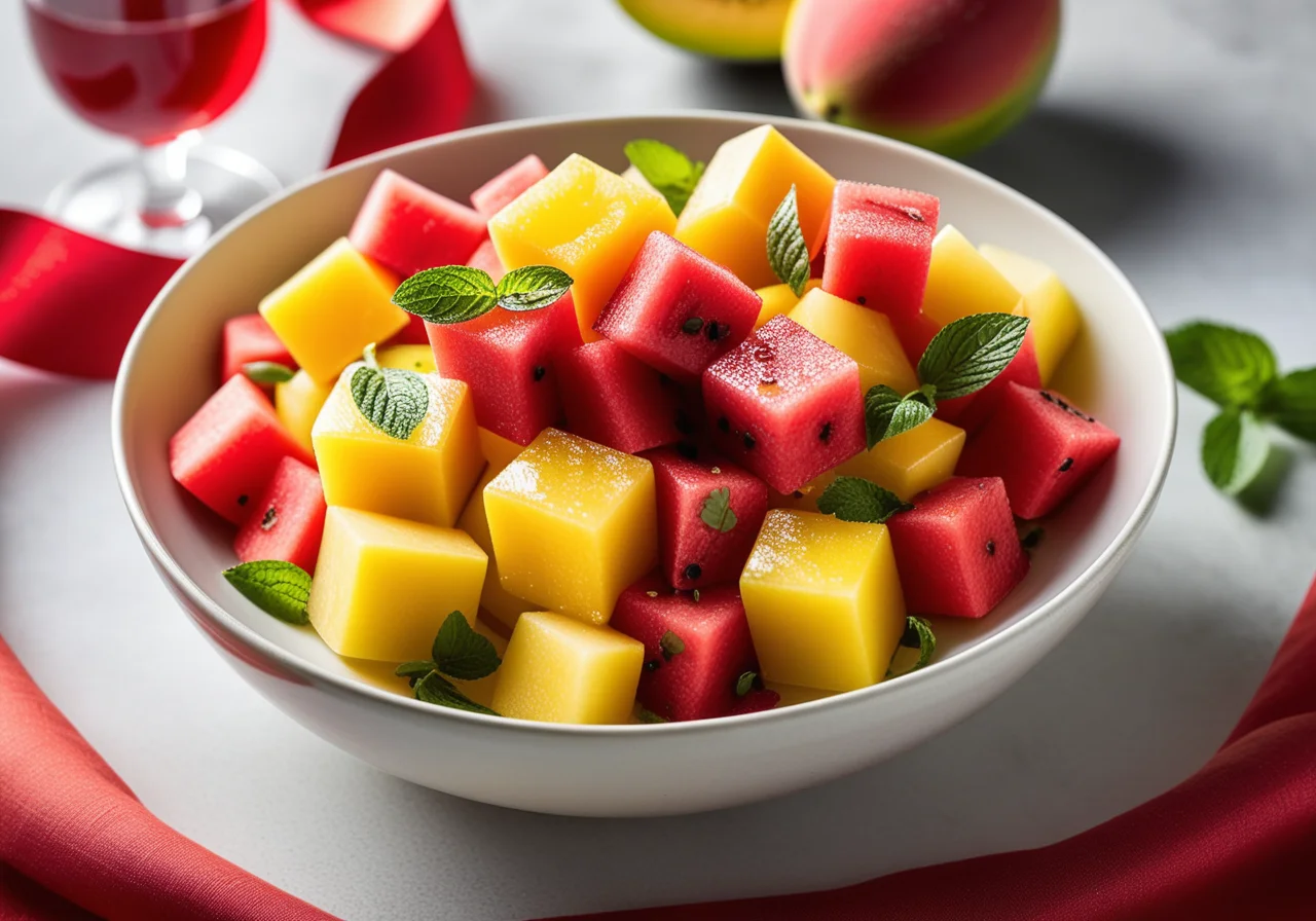 Sweet-Spicy Fruit Salad