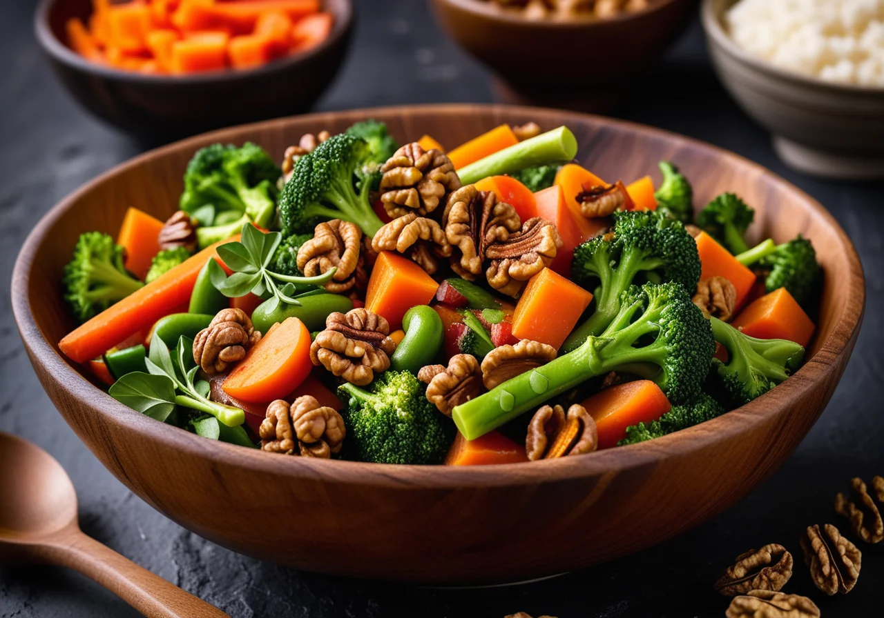 Vegetable and Walnut Ragout