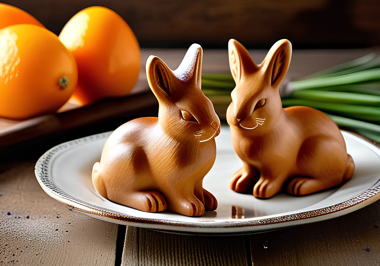 Yeast Dough Easter Bunnies