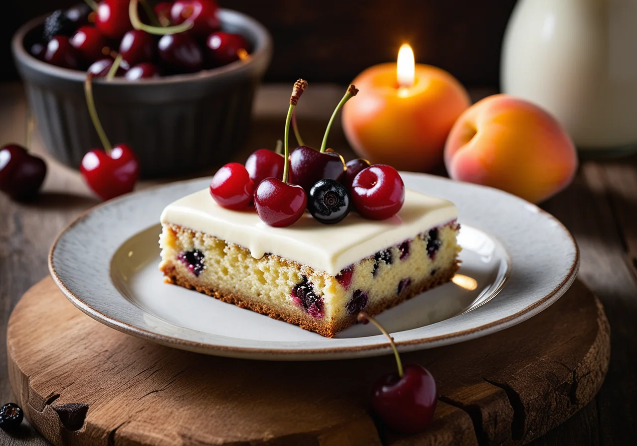 Fruit Cake with Sour Cream