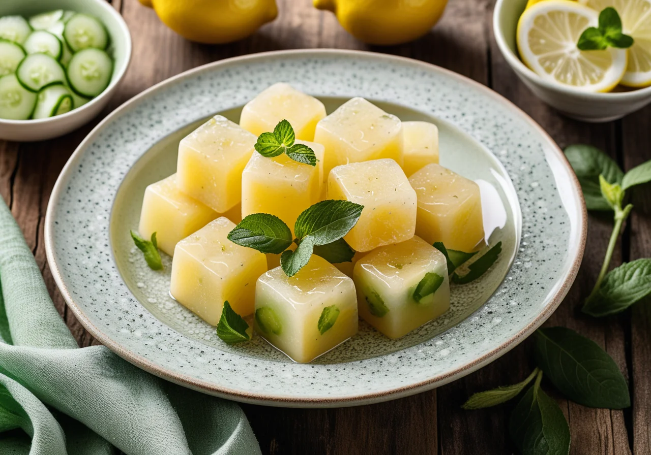 Lemon Ice with Cucumber