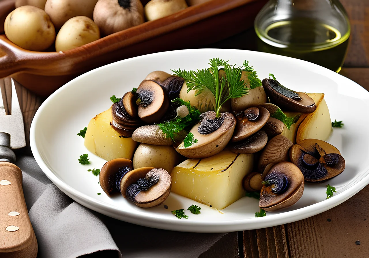 Potato Bake with Mushrooms
