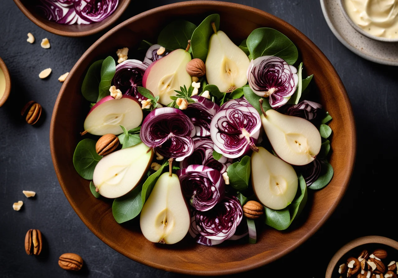 Radicchio-Birnen-Salat