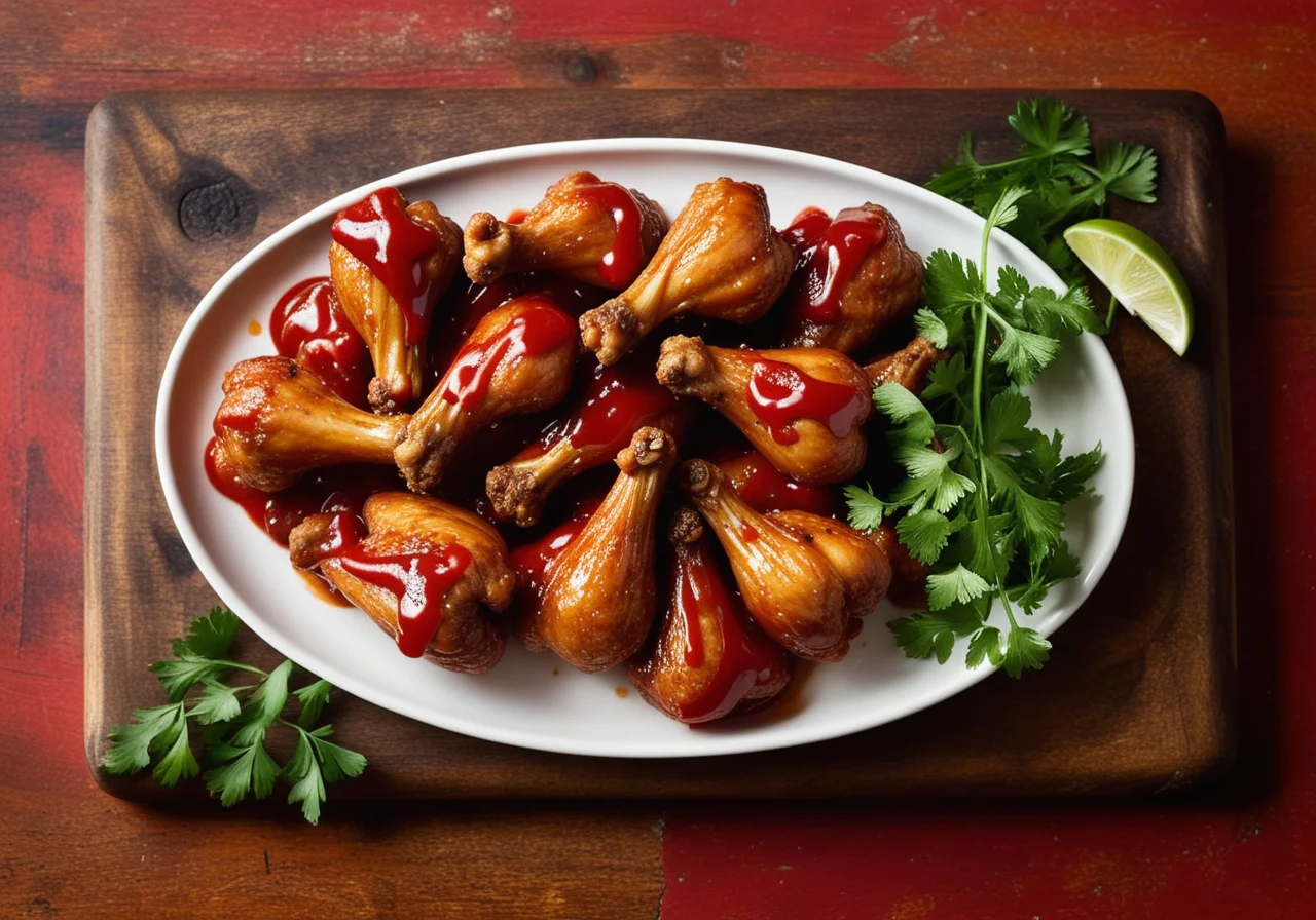 Chicken Wings with Sauce