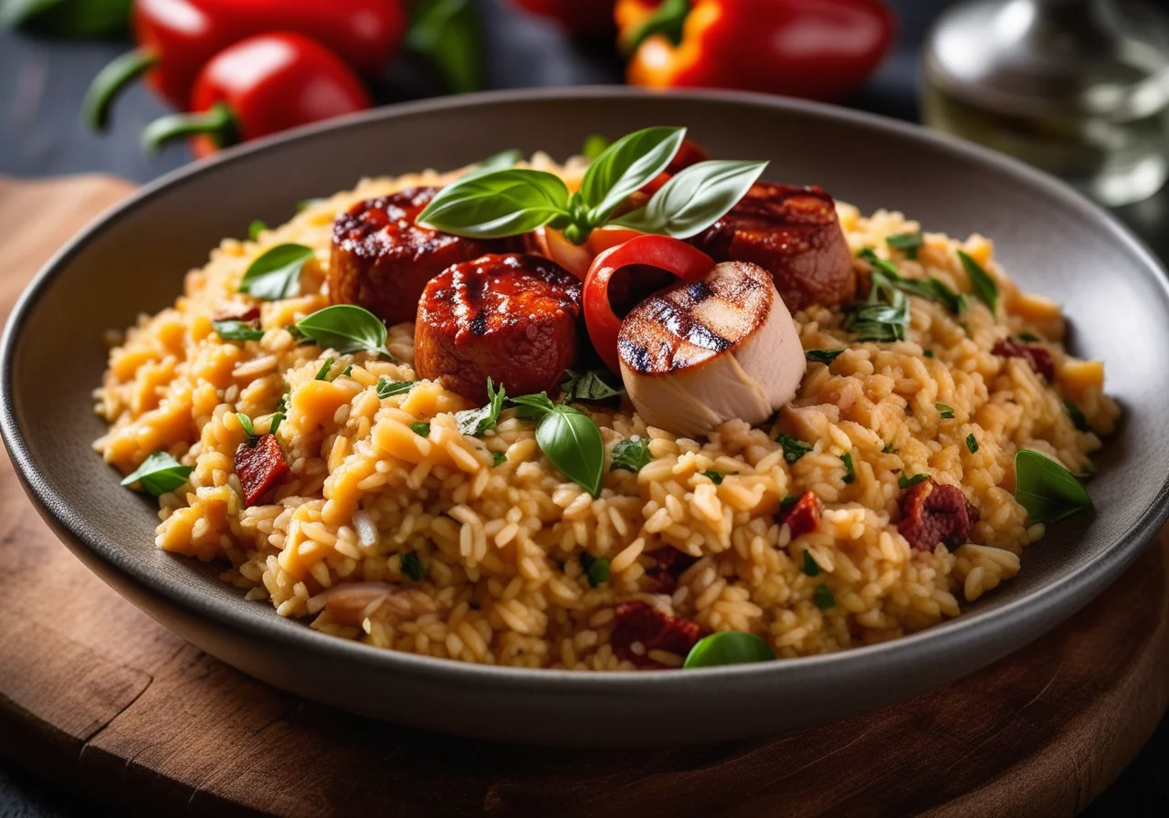 Risotto with Chicken Thighs