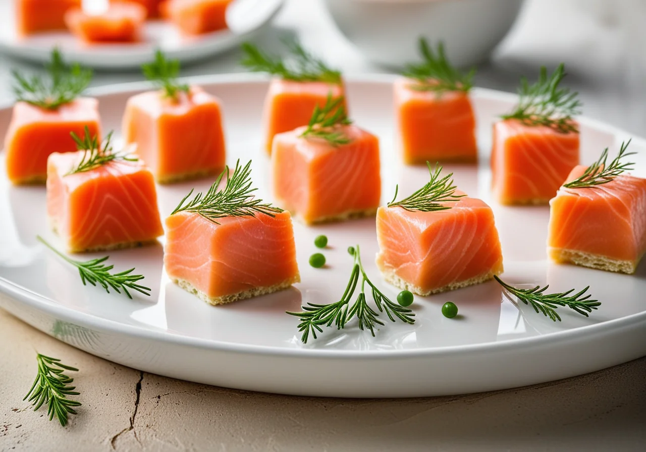 Smoked Salmon Cream Bites