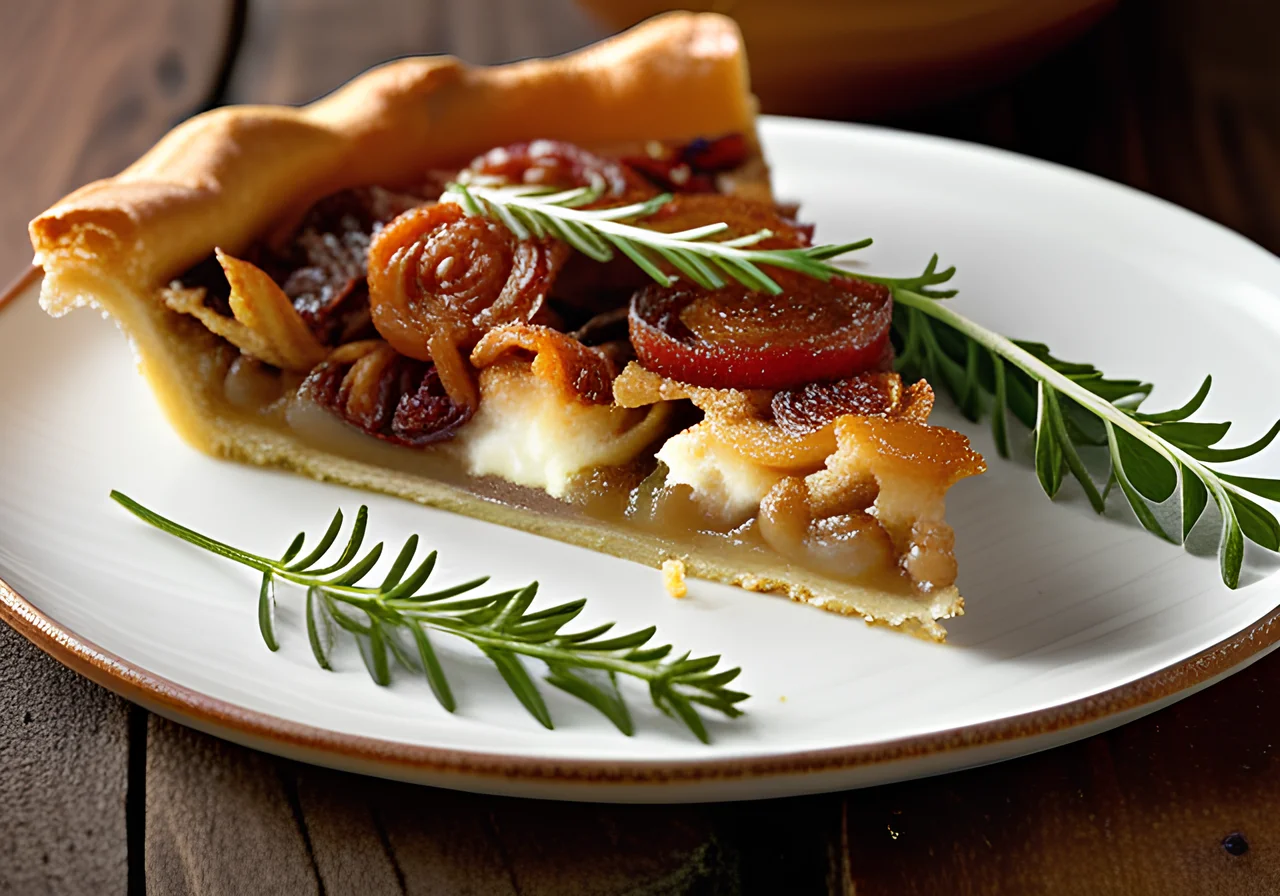 Onion Tart with Goat Cheese