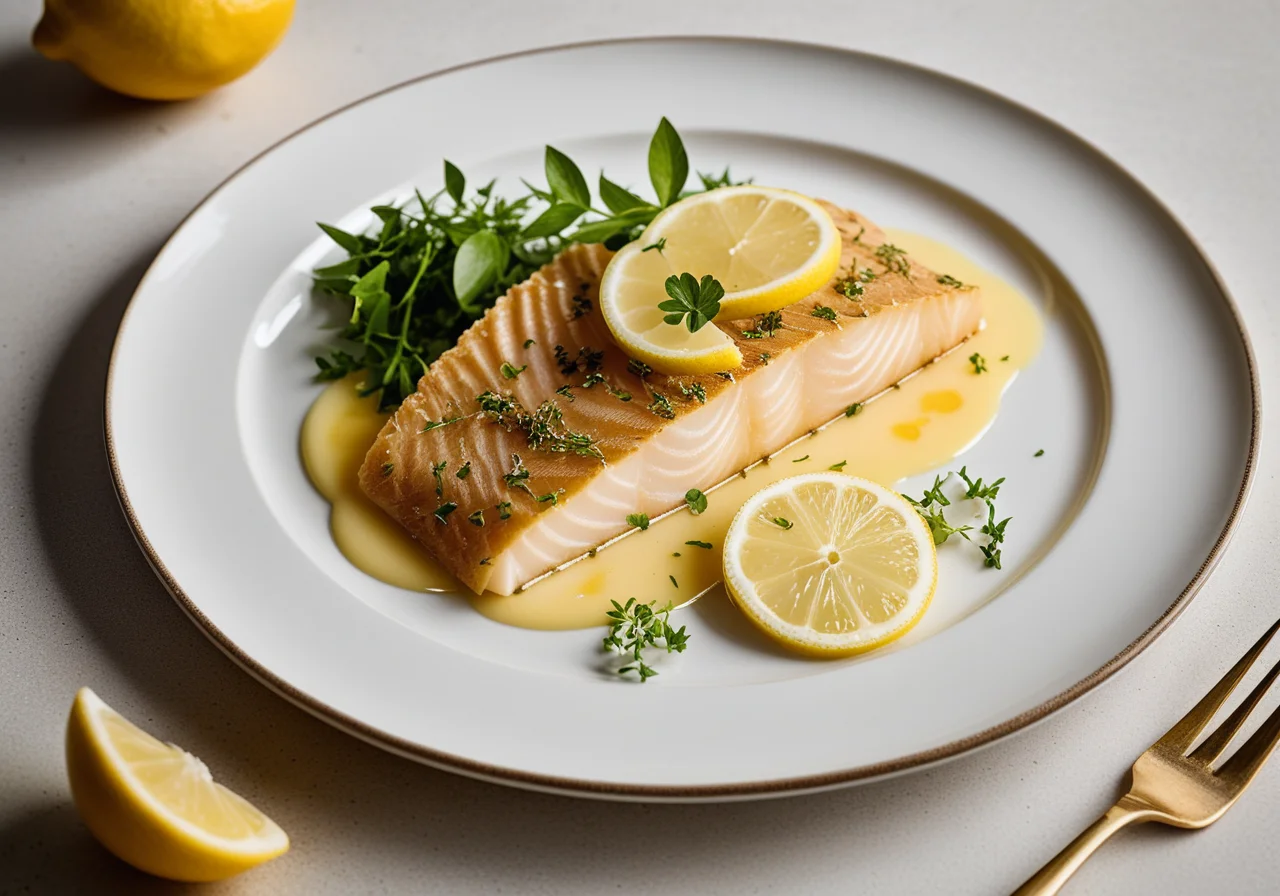 Plaice with Herbs