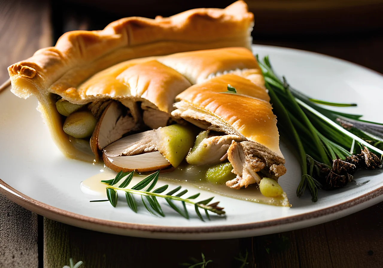 Leek and Chicken Pie