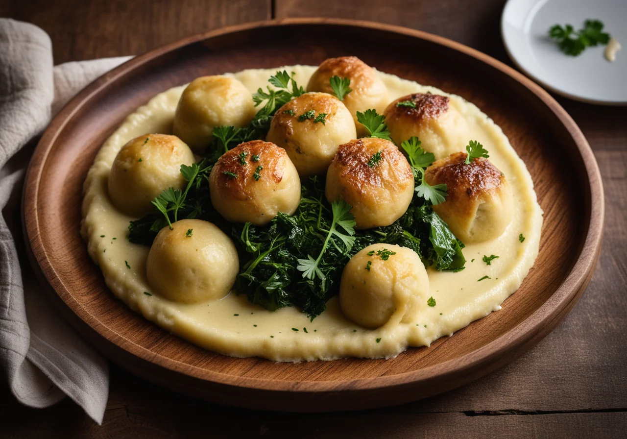 Duck Roast with Semolina Dumplings