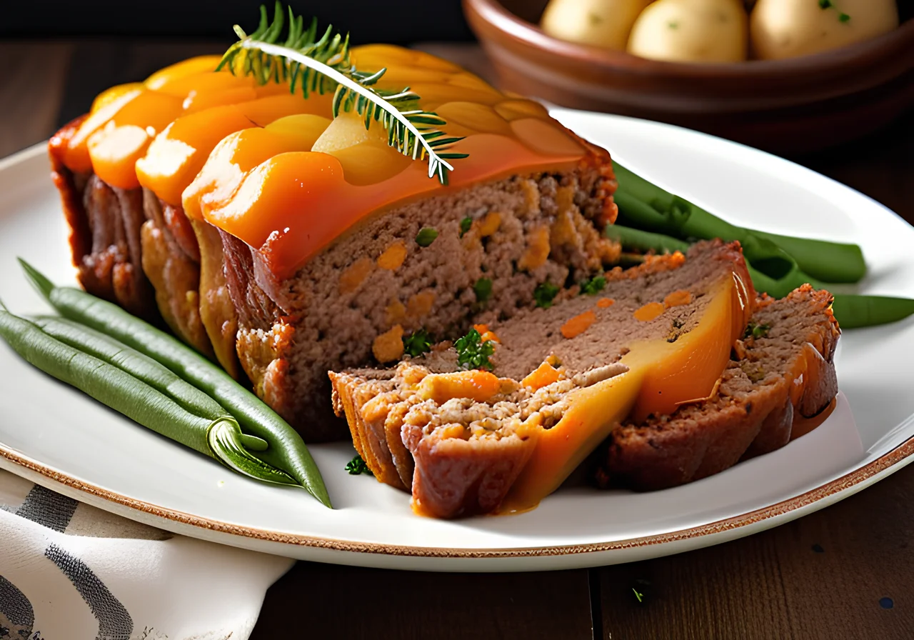 Meatloaf with Potato Crown