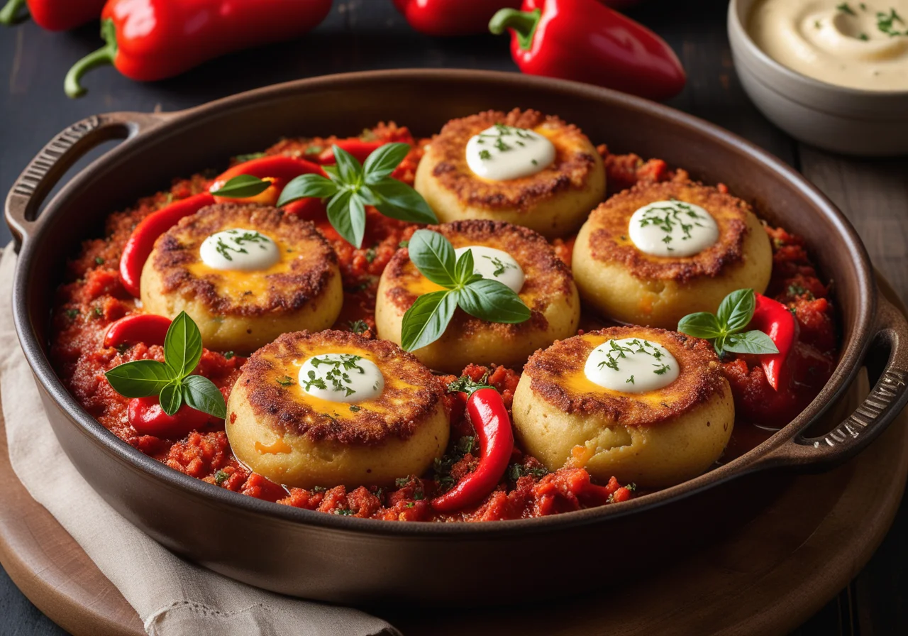 Potato Sheep Cheese Patties