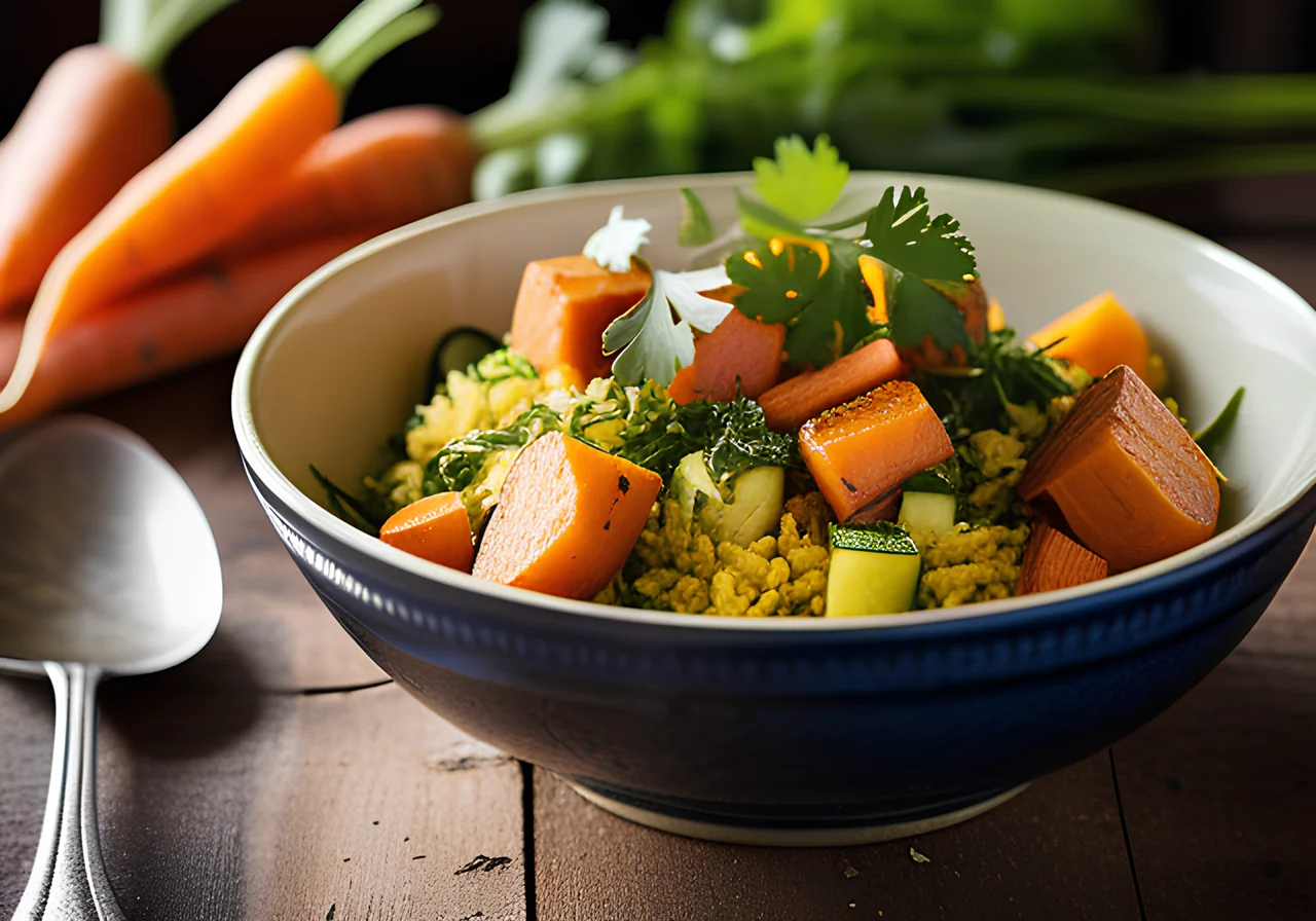 Kitchari with Basmati Rice and Vegetables