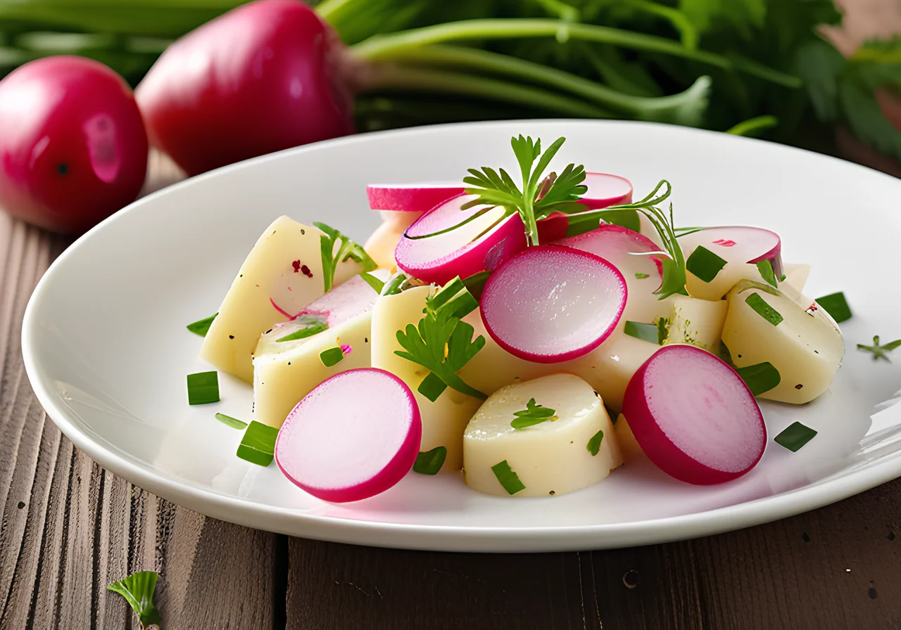 Potato Salad with Radishes
