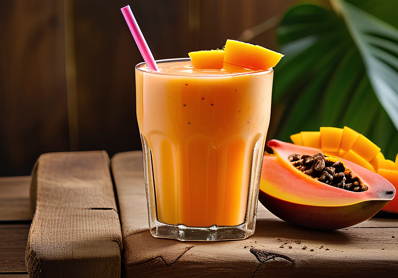 Papaya-Mango Shake