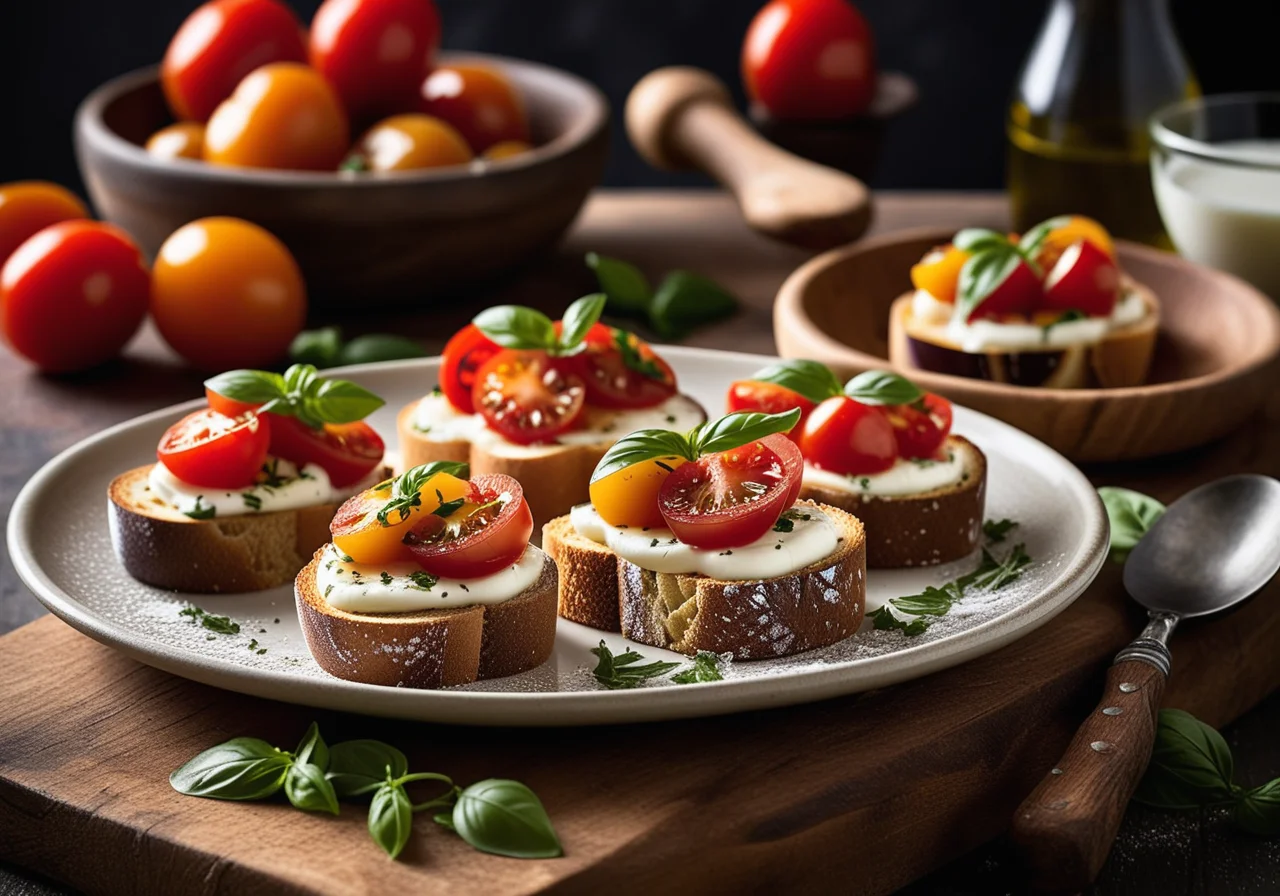 Vegetable Bruschetta