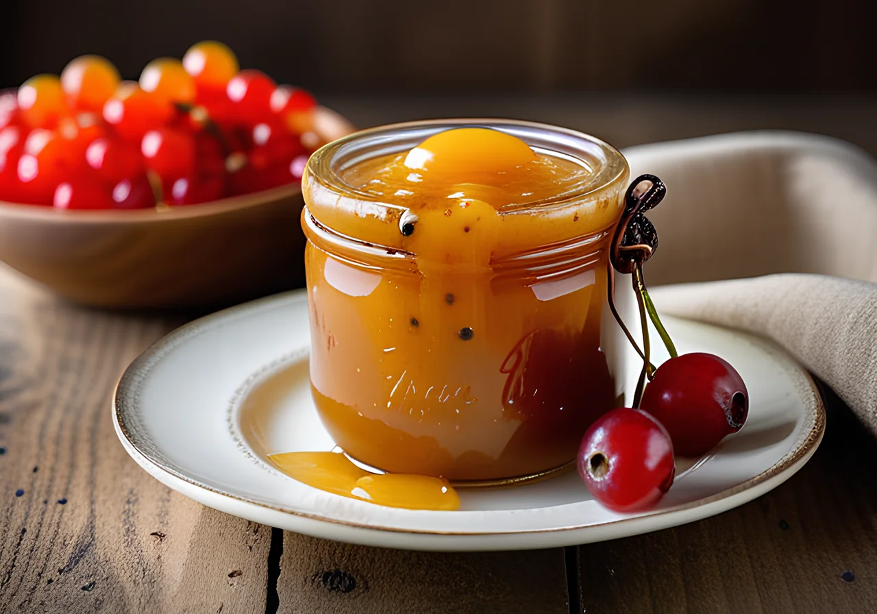 Apricot Jam with Currants