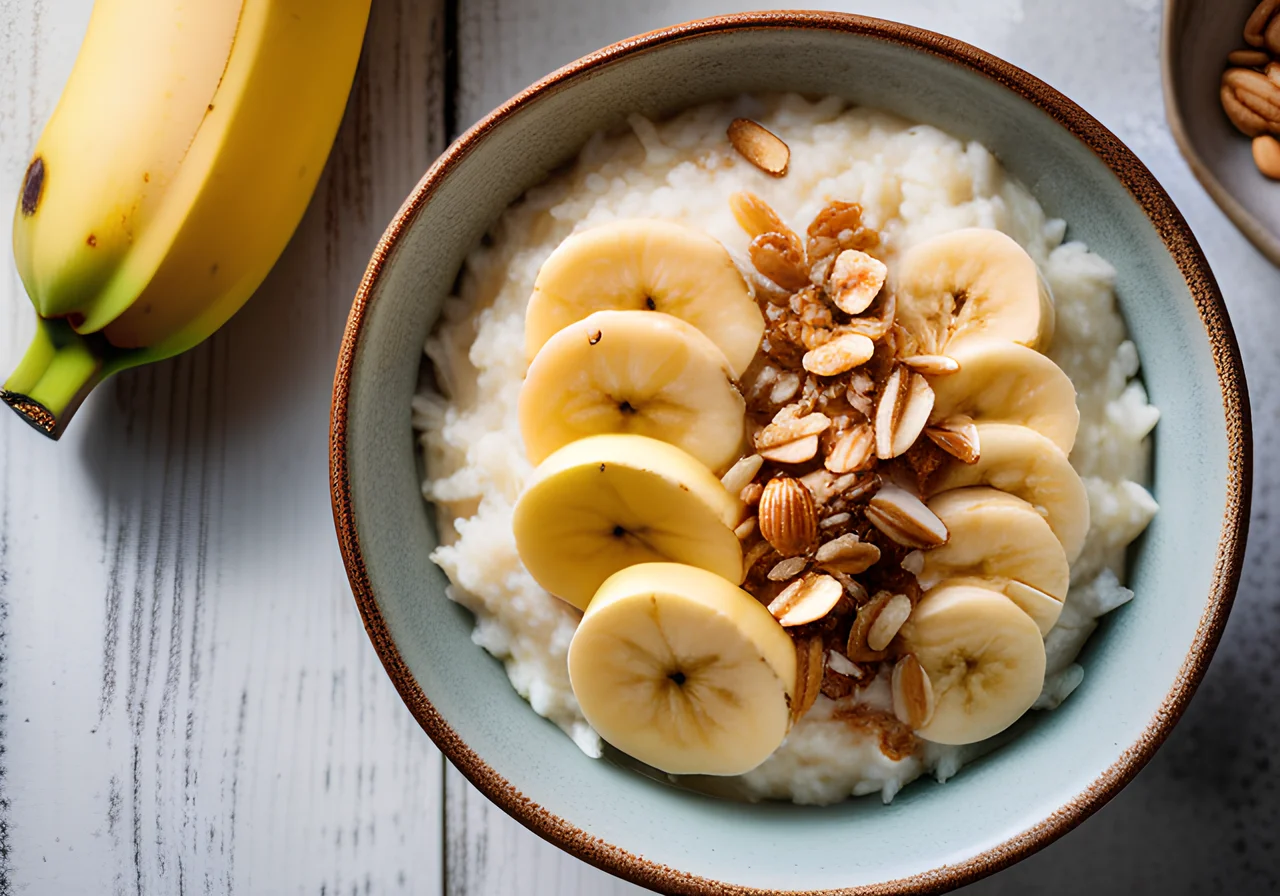 Natural Rice, Banana & Coconut Porridge