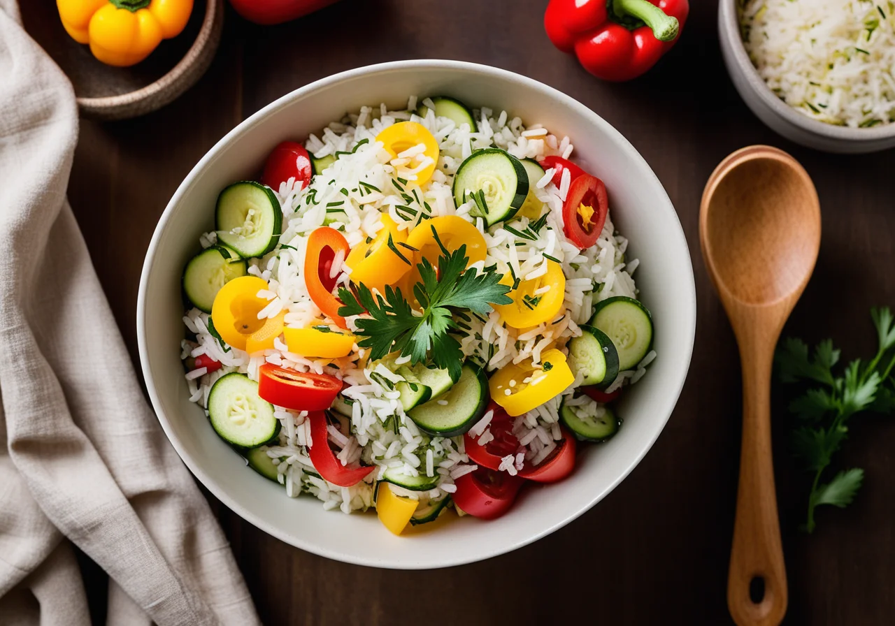 Vegetable Rice Salad