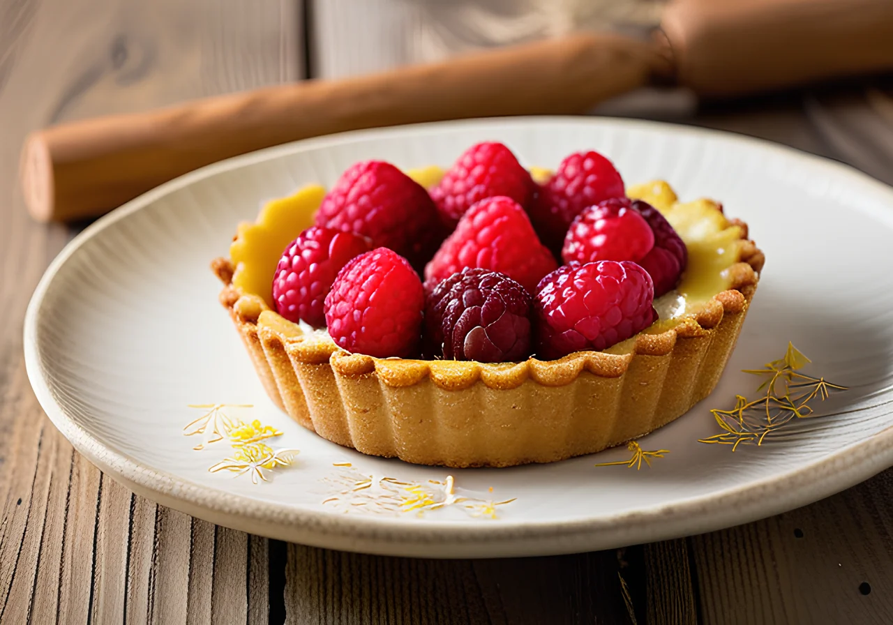 Raspberry Lemon Tart for the Thermomix®