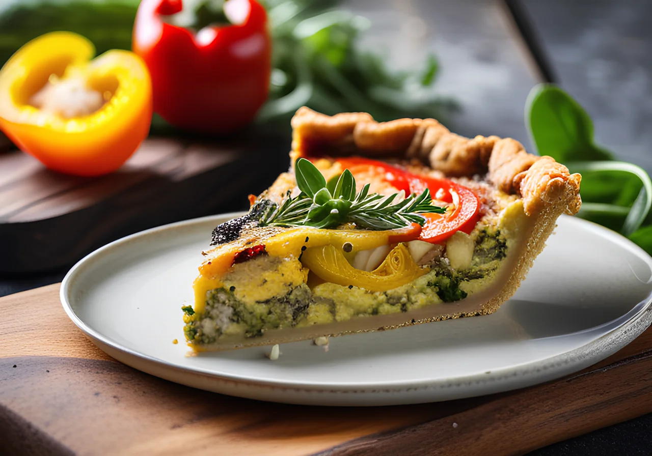 Vegan Vegetable Quiche