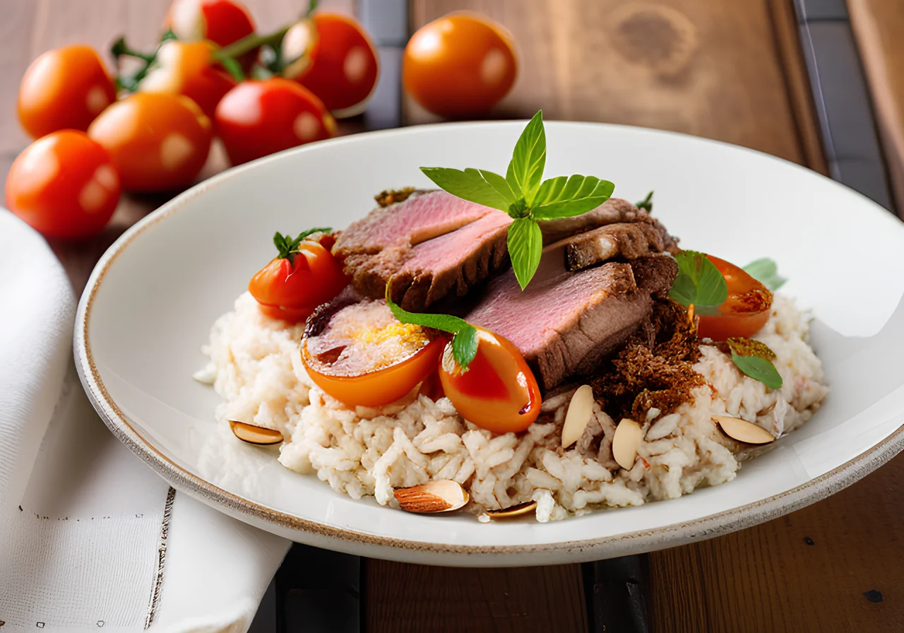 Moroccan Rice with Lamb and Yogurt