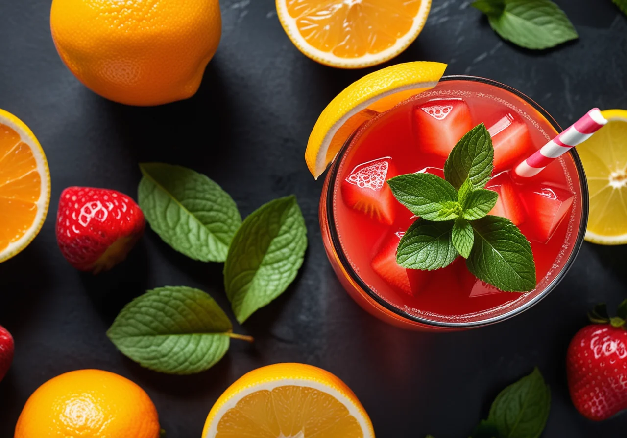 Citrus Punch with Berries