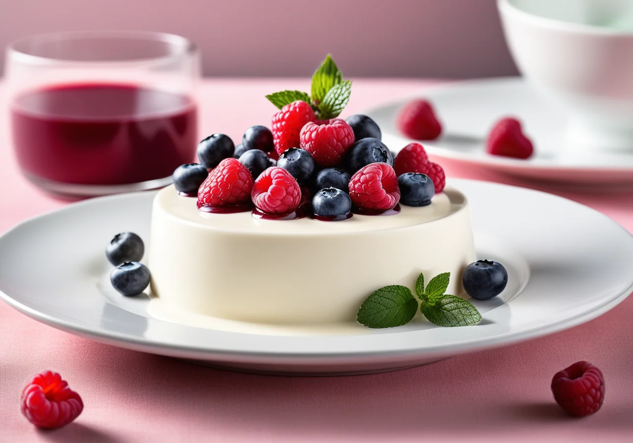 Quark Cream with Berries
