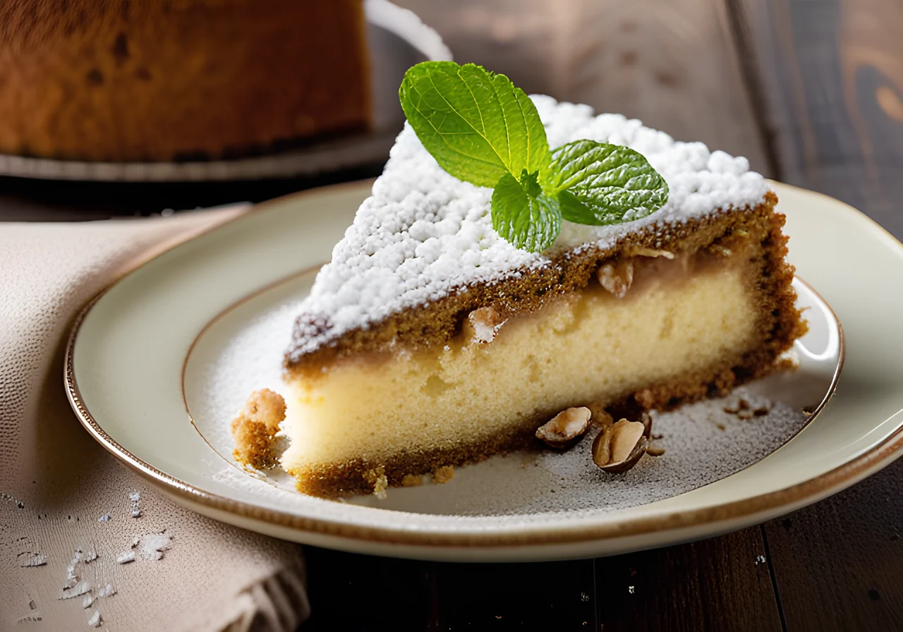 Chocolate Cake with Crumb Topping