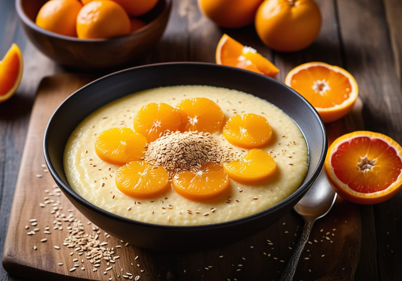 Semolina Porridge with Mandarin