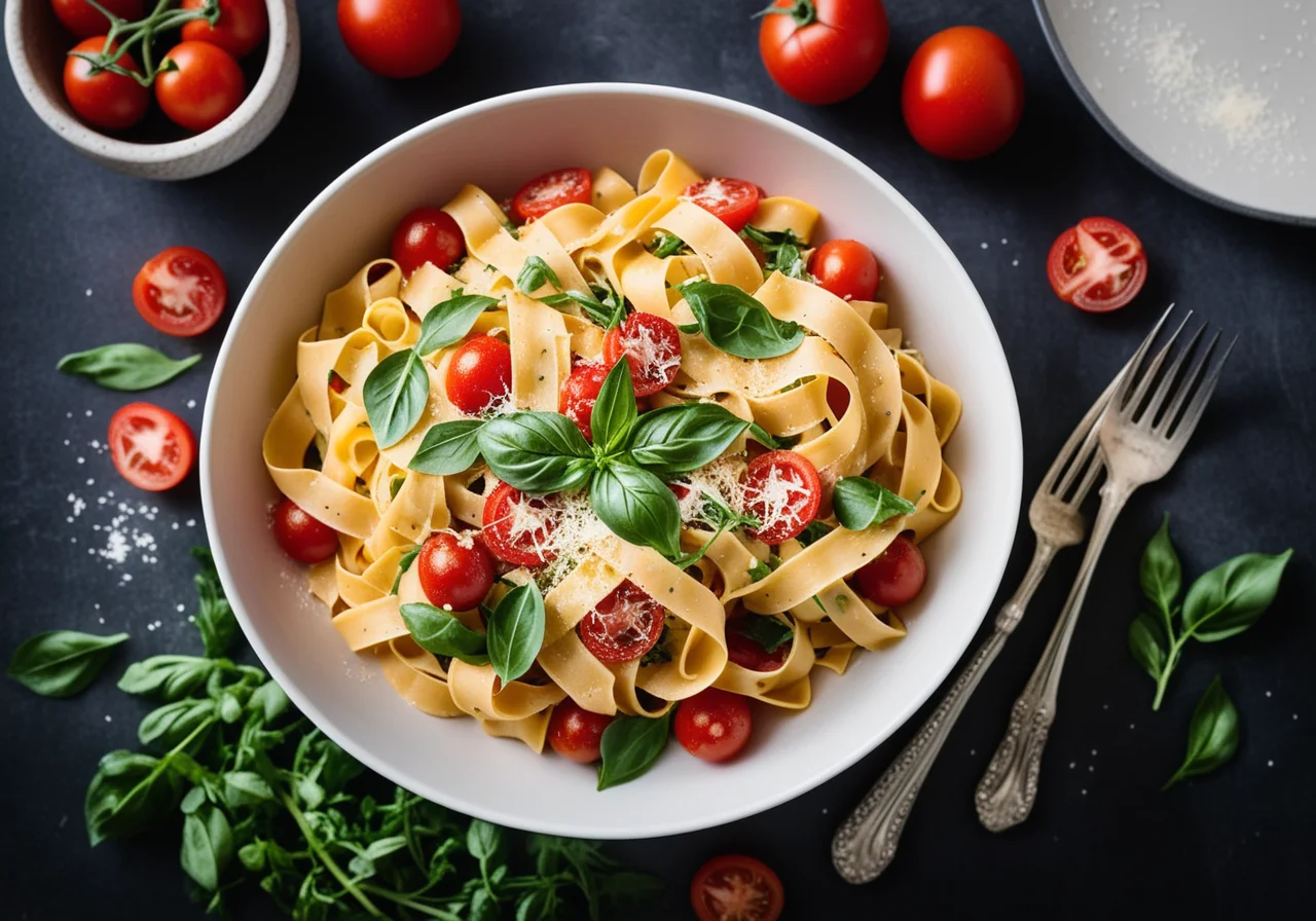 Tagliatelle with Tomatoes