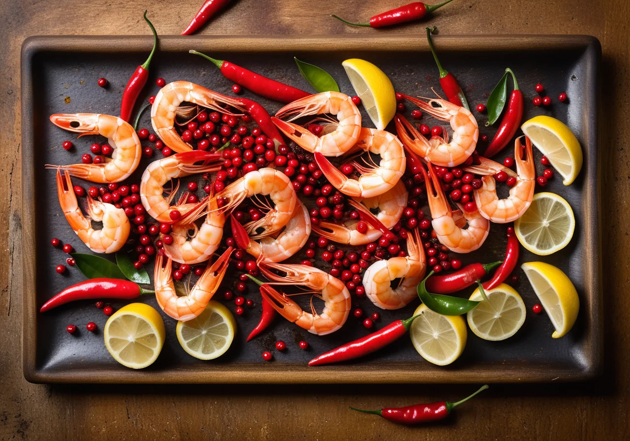 Spicy Butterfly Shrimp