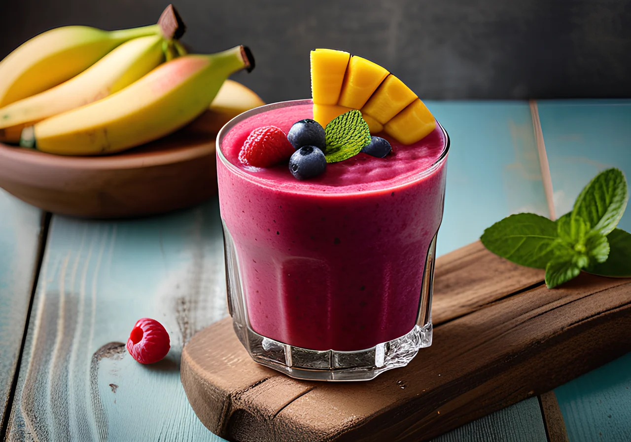 Berry-Mango-Banana Smoothie