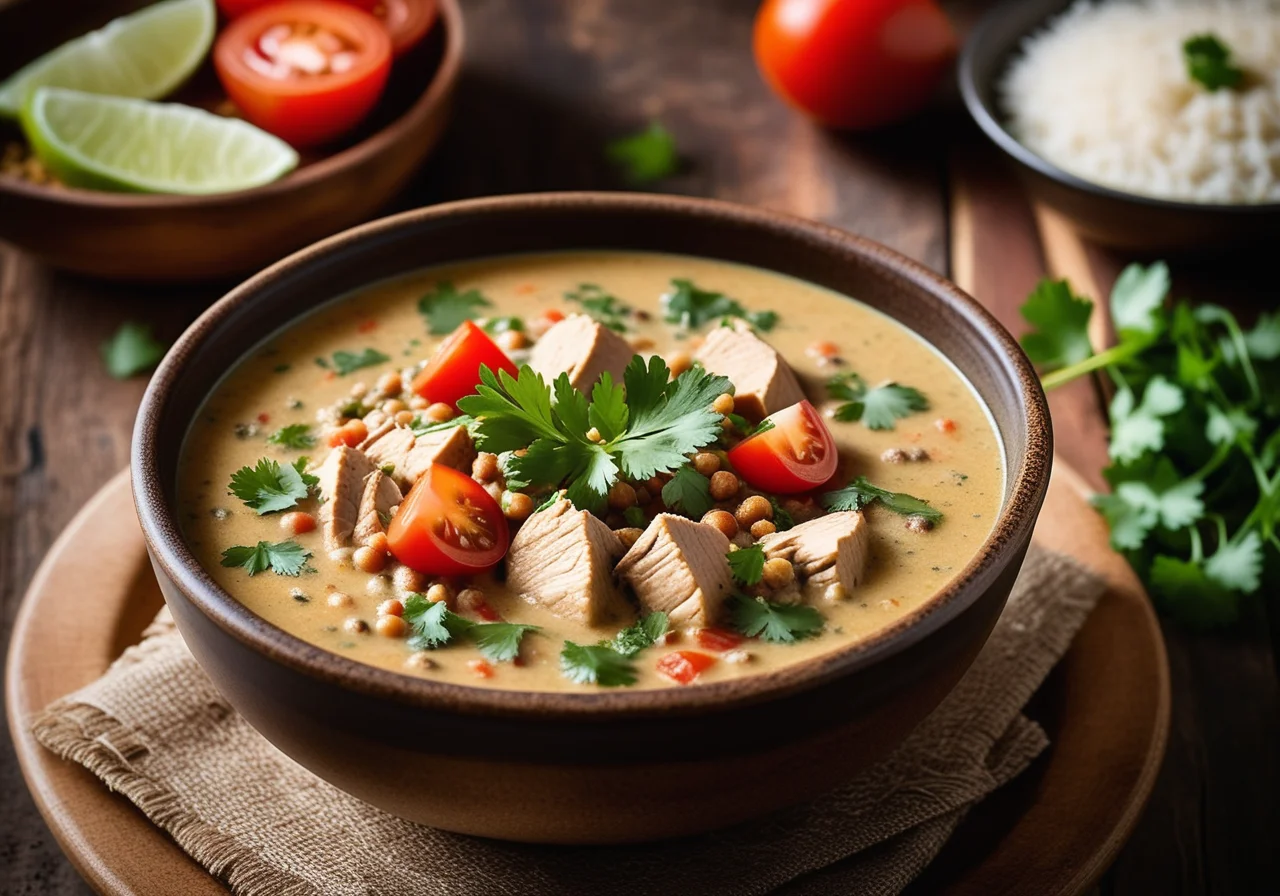 Indian Lentil and Chicken Soup