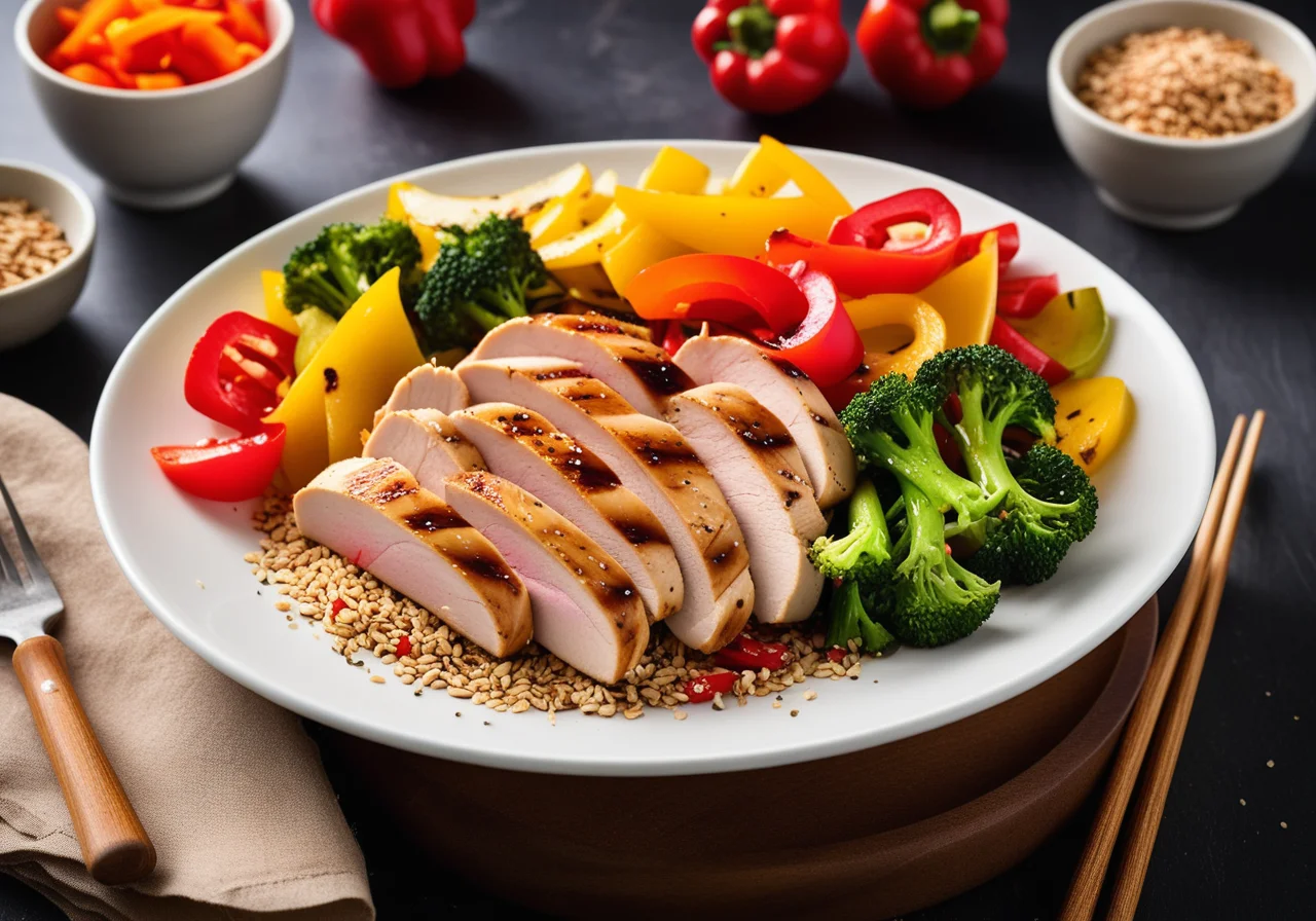 Chicken Breast with Wok Vegetables