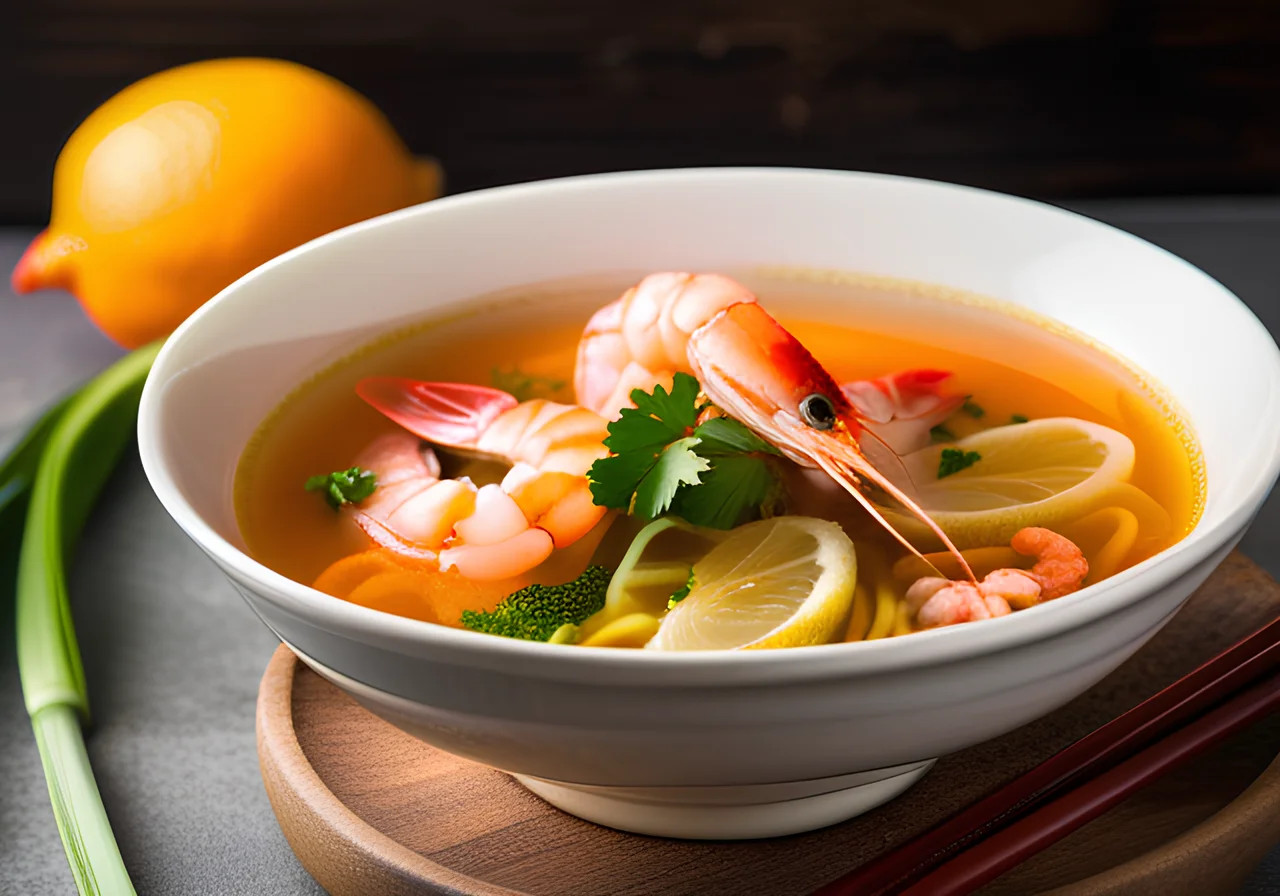 Shrimp Noodle Soup