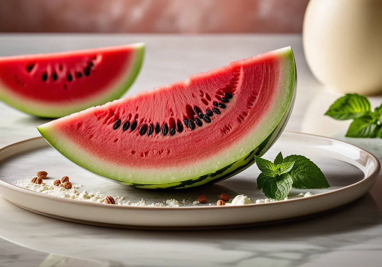 Ricotta Cream with Melon