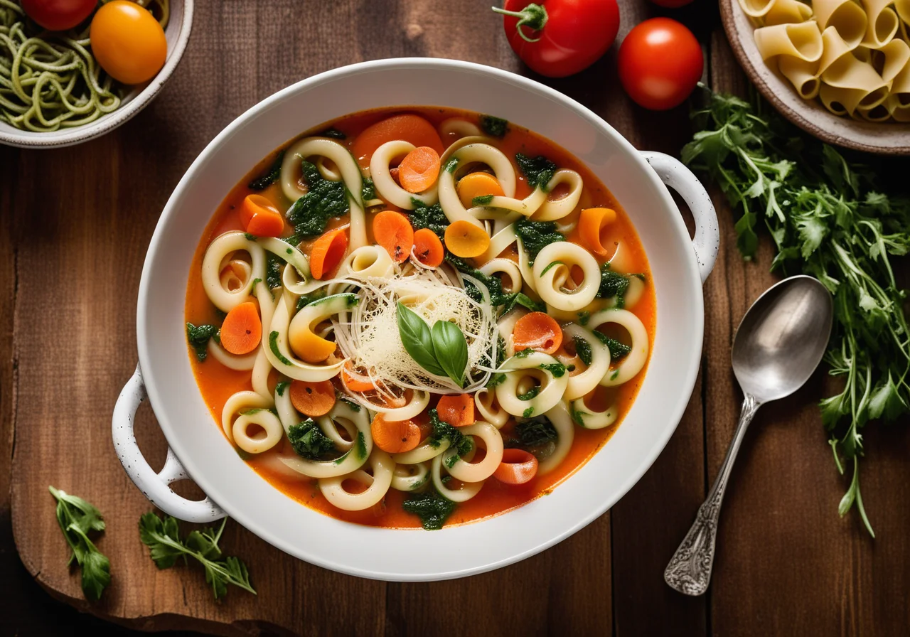 Minestrone with Pistou Sauce