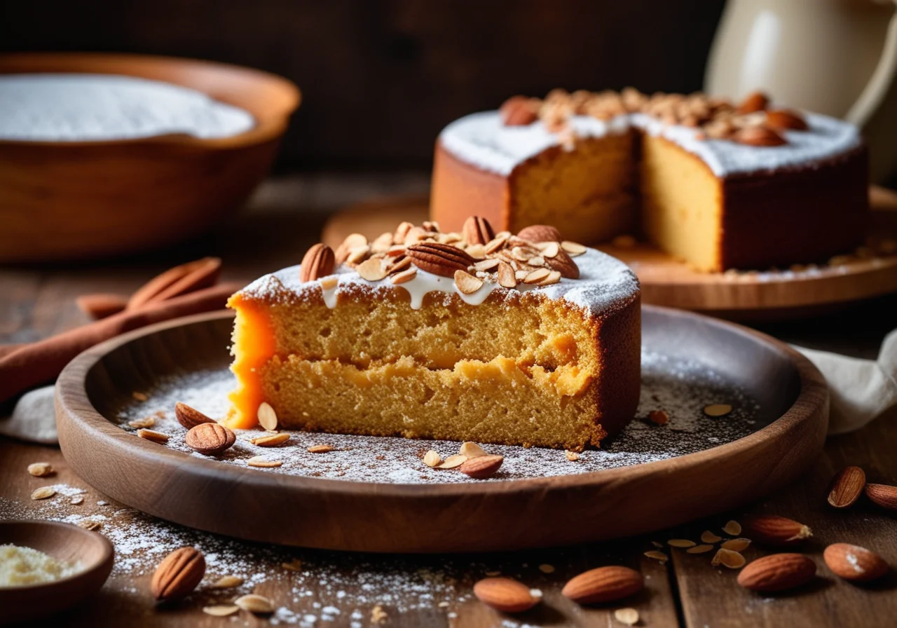 Sweet Potato Almond Cake