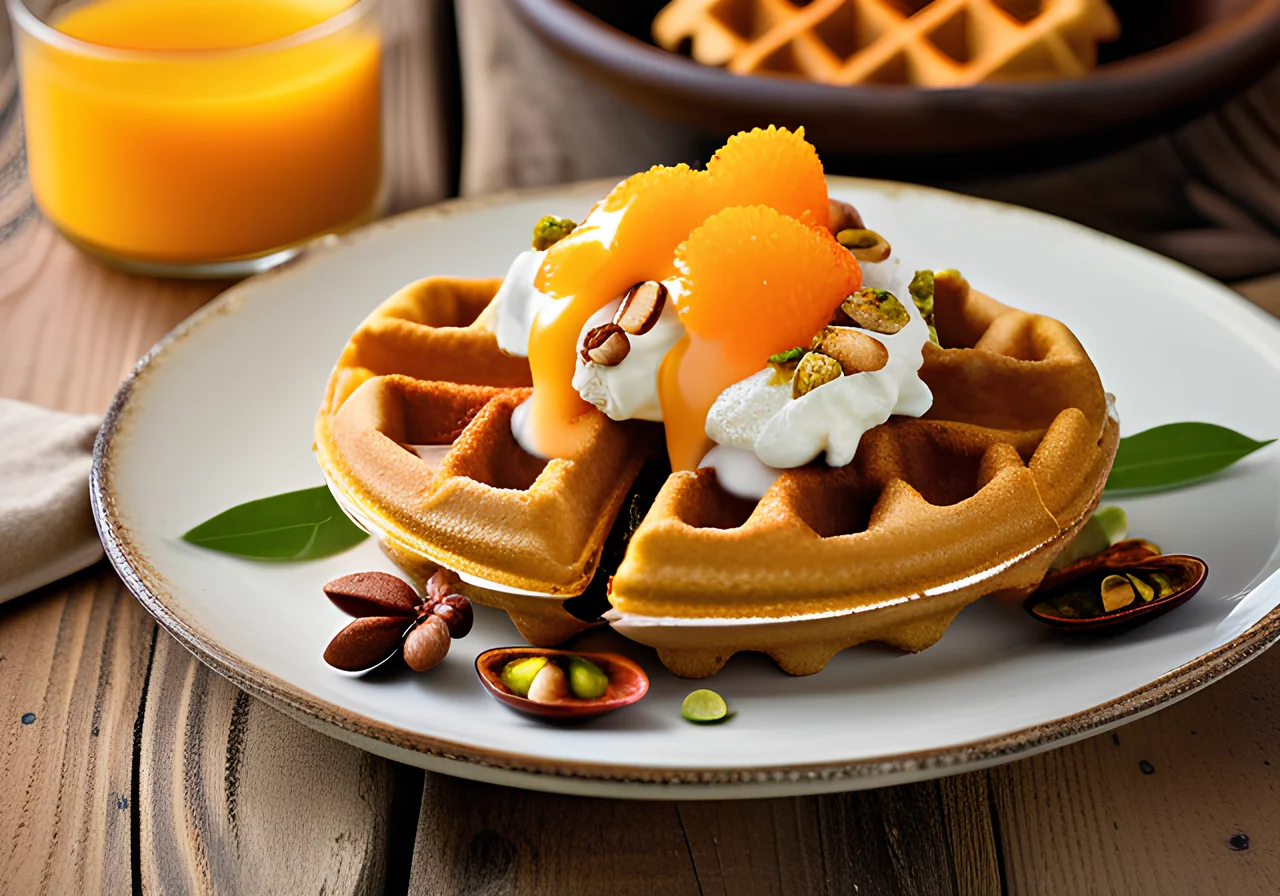 Passionfruit Waffles
