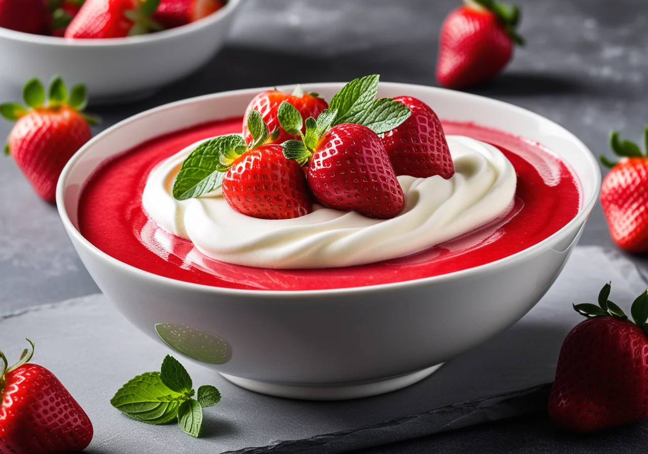 Strawberry Pudding
