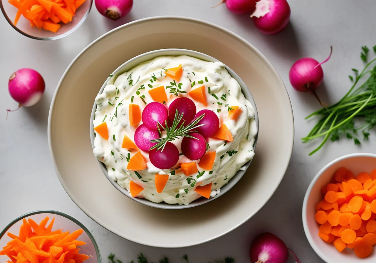 Quark Spread with Vegetables