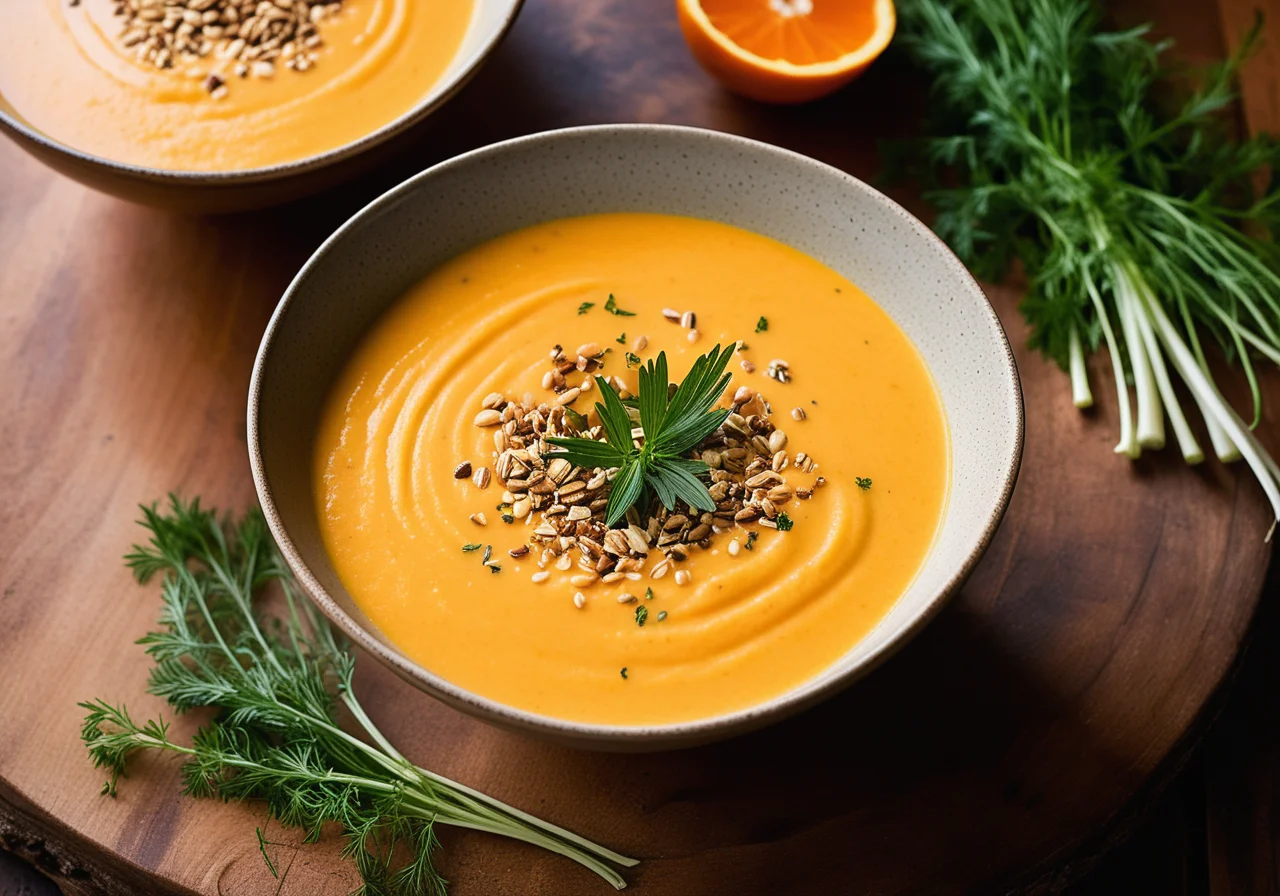 Carrot‑Fennel Soup