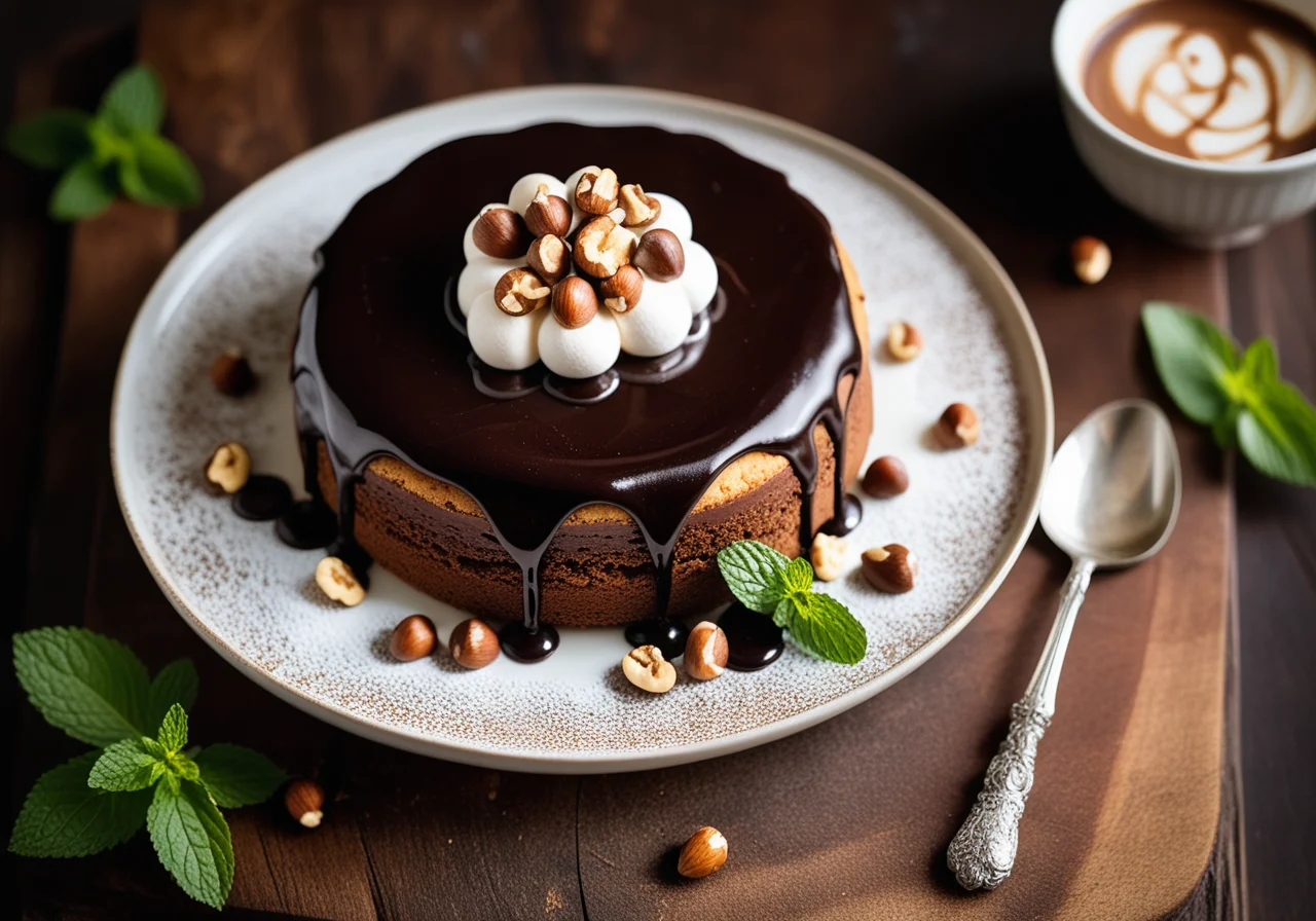 Marshmallow Chocolate Cake