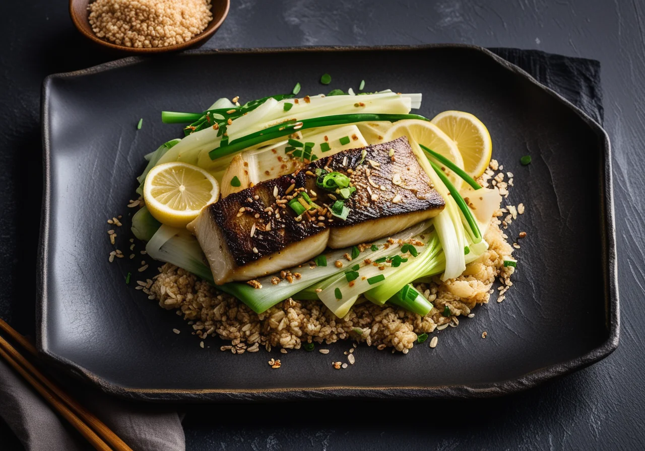 Baked Fish and Vegetables