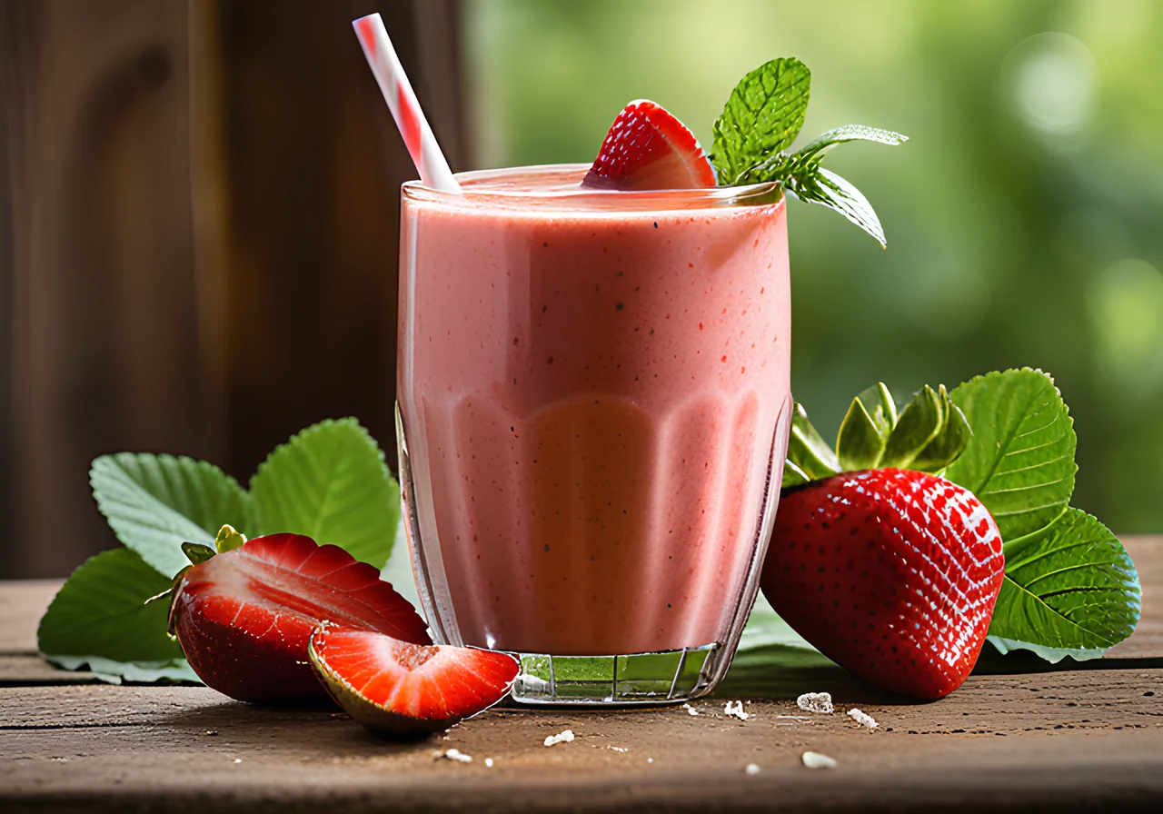 Strawberry‑Mango Smoothie