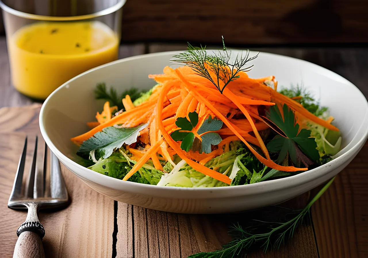 Savoy Cabbage Carrot Salad