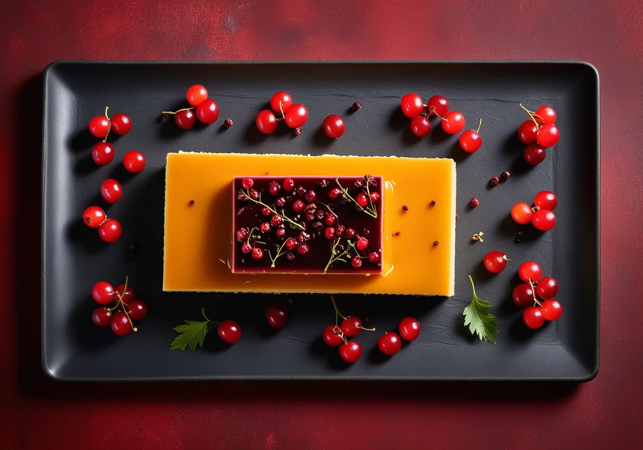 Chicken Terrine with Cumberland Sauce