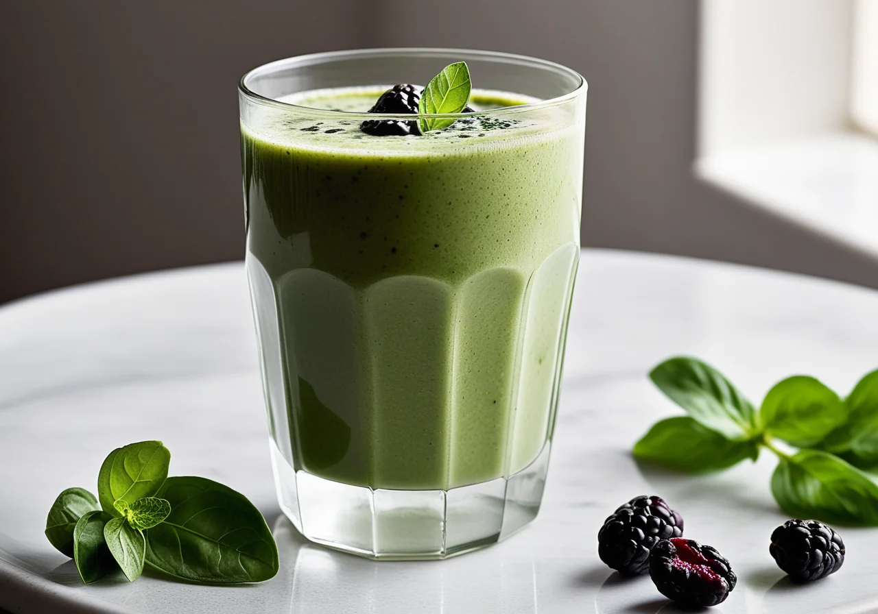 Spinach-Curry Smoothie